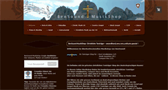 Desktop Screenshot of bensound-musikshop.com